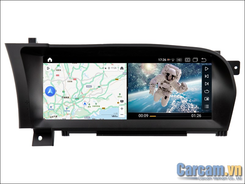 man android cho mercedes benz S550 W211